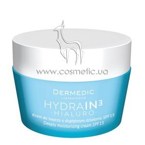 ����������� ���� Dermedic Hydrain 3 Hialuro Deeply Moisturizing Cream SPF 15