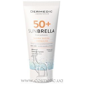 �������������� ���� ��� ����� � ���������� ���� Dermedic Sunbrella Sun Protection Cream Dry and Normal Skin SPF 50+