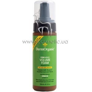 ����� ��� ������ � ������ ����� DermOrganic Firm Hold Volume Foam with Argan Oil