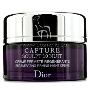 ������ ���� ����������������� � ������������� ���� Dior Capture Sculpt 10 Regenerating Firming Nigt Creme