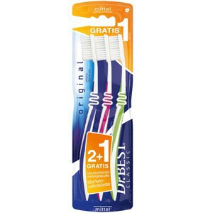 ����� ������ ����� (3��) Dr. Best Zahnburste Classic Original Mittel 2+1