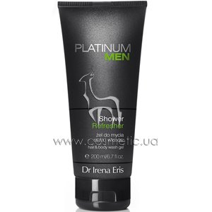 ���������� ���� ��� ����� ���� � ����� Dr Irena Eris Platinum Men Shower Refresher Hair Body Wash Gel