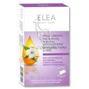 ��������������� �������� ������� ��� ���� Elea Professional Body Care Hair Removing Strips Face