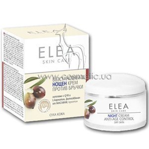 ������ ����������������� ���� ������ ������ Elea Professional Dry Skin Care Night Cream Q10