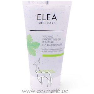 ����-���������� ��� ������ � ��������� ���� Elea Professional Skin Care Washing Exfoliating Gel with Wild Geranium Floral Water