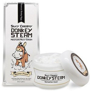 ����������� ��������� ���� �� ������ �������� ������ Elizavecca Silky Creamy Donkey Steam Moisture Milky Cream
