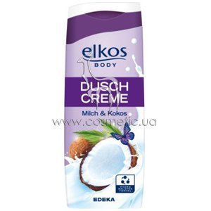 ����-���� ��� ���� ������� � ����� Elkos Body Shower Gel Milk & Coconut