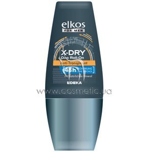 ��������� ���������� Elkos for Men X-Dry Deo Roll-On 48h