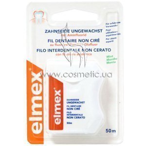 �� ������� ������ ���� (50 �) Elmex Zahnseide ungewachst mint