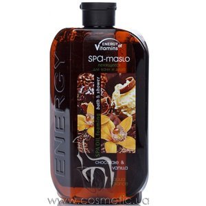 ����� ��������� ��� ���� � ����� �������� � ������� Energy of Vitamins Chocolate & Vanilla Spa Oil Foaming Bath Shower