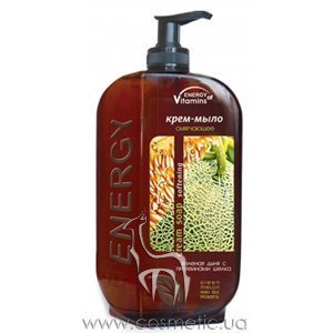 ���������� ����-���� �������� ���� � �������� ����� Energy of Vitamins Emollient Cream Soap Green Melon & Silk Proteins