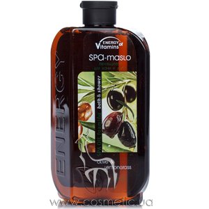 ����� ��������� ��� ���� � ����� ������ � ���������� Energy of Vitamins Olive & Lemongrass Spa Oil Foaming Bath Shower