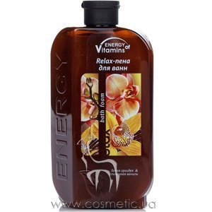 ������������� ���� ��� ����� ������ ������� � ��������� ������� Energy of Vitamins Relax Bath Foam White Orchid & Creamy Vanilla