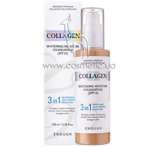��������� ���� � ���������� 3�1 Enough 3in1 Collagen Whitening Moisture Foundation SPF15
