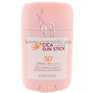 ���� �������������� � ��������� ��������� SPF50+ Enough Cica Sun Stick SPF50+
