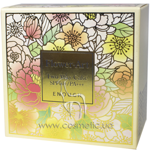 ����� ���������� � �������� ������ Enough Flower-Art Two-Way Cake SPF50+/PA+++