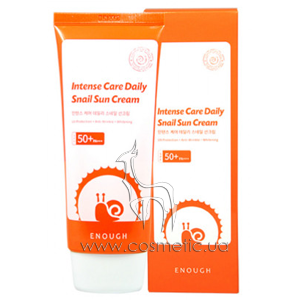 �������������� ���� � ������� ������ SPF50 Enough Intense Care Daily Snail Sun Cream SPF50