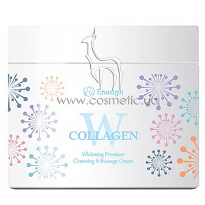 ���� ��������� ����������� Enough W Collagen Whitening Premium Cleansing & Massage Cream