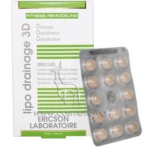�������, �������������� �� ������� ����������� � ������������� ������� Ericson Laboratoire Lipo Drainage 3D Veino Caps
