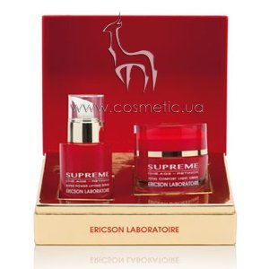 ������ ������������� ���� � ����������� �������� + ������������������������� �������-��������� Ericson Laboratoire Supreme Dhe.Age Total Comfort Light Cream - Super Power Lifting Serum