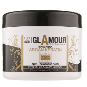 ����� � ��������� ��� ����� � ������������ ����� Erreelle Italia Glamour Professional Mask Argan Keratin