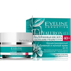 ����������������� ������� � ������ ���� 40+ Eveline Cosmetics 4D BioHyaluron Day & Night Cream 40+