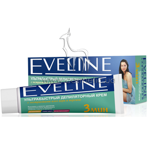 ������������� ������������ ���� � ����������� ���� ���� � ������� Eveline Cosmetics Depilation 3 Minutes Depilatory Cream