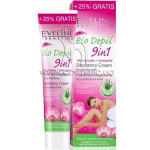 Крем для депиляции «Ультранежный 9в1» Eveline Cosmetics Depilation Bio Depil Depilatory Cream 9in1