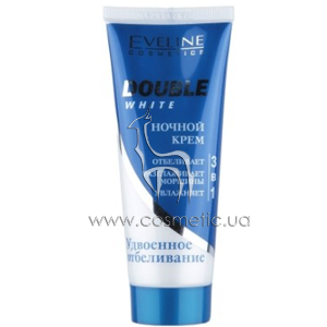 ������ ���� ��� ���� ���� 3�1 Eveline Cosmetics Double White Night Cream 3in1