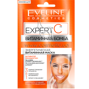 ����������� ���������� ����� ��� ���� Eveline Cosmetics Expert C Illuminating Metallic Vitamin Mask