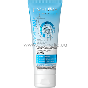 �������������� ��������� ����� 3�1 Eveline Cosmetics Facemed+ Cleaning Scrub 3in1