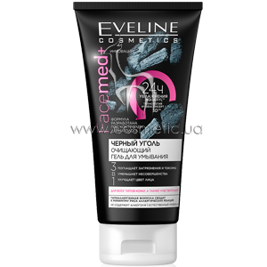 ��������� ���� ��� �������� � �������������� ����� 3�1 Eveline Cosmetics Facemed+ Cleansing Gel 3in1