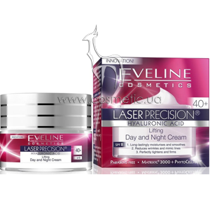 ������� � ������ ���� ��������� ������� 40+ Eveline Cosmetics Laser Precision Day & Night Face Cream 40+