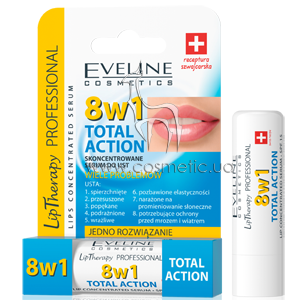 �������������� ��������� ��� ��� Eveline Cosmetics Lip Therapy Professional Action Totale 8w1