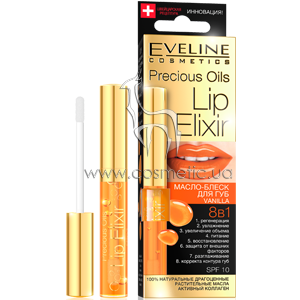 ����� ��� ��� �������� Eveline Cosmetics Precious Oils Vanilla Lip Elixir