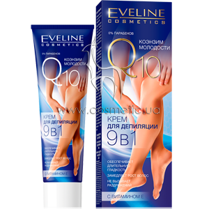 ���� ��� ��������� 9�1 Eveline Cosmetics Q10 Depilatory Cream 9in1