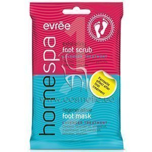 �������������� ����� + �������������� ����� ��� ��� Evree Max Repair Foot Scrub & Mask