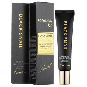 ���������-����� ��� ���� ������ ���� FarmStay Black Snail Premium Rolling Eye Serum