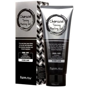 �������������� ���� � ����� FarmStay Charcoal Toning Peeling Gel