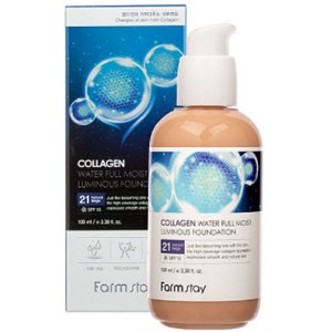 ������������ ��������� ���� FarmStay Collagen Water Full Moist Luminous Foundation SPF15