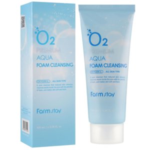 ����������� ����� ��� �������� FarmStay O2 Premium Aqua Foam Cleansing