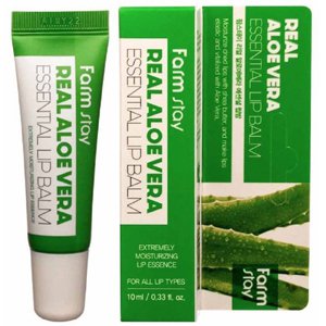 ����������� ������� � ����� ���� FarmStay Real Aloe Vera Essential Lip Balm