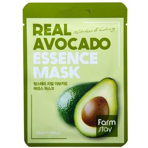 �������� ����� ��� ���� � ���������� ������� FarmStay Real Avocado Essence Mask