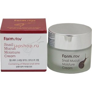 ����������� ���� � ���������� ������ FarmStay Snail Mucus Moisture Cream