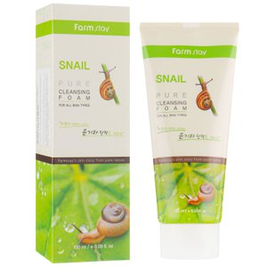 ��������� ����� ��� ���� � ������� ������ FarmStay Snail Pure Cleansing Foam