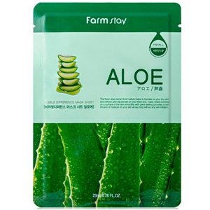 �������� ����� � ����������� ���������� ���� FarmStay Visible Difference Mask Sheet Aloe