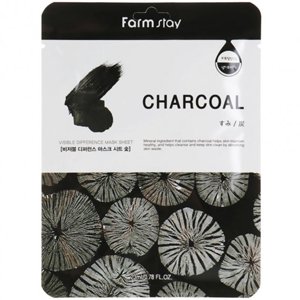 �������� ����� � ��������� ����� FarmStay Visible Difference Mask Sheet Charcoal