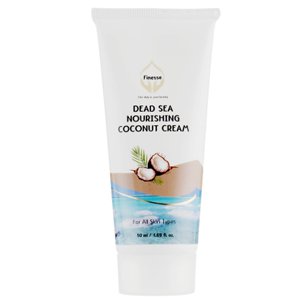 ����������� � ����������� ���� � ���������� ������ Finesse Dead Sea Nourishing Moisturizer Coconut Cream Tube