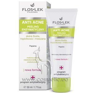 �������� ������ ��� ���������� ���� ���� Floslek Anti Acne Enzymatic Face Peeling