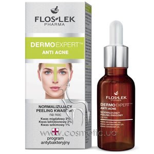 ������������� ��������� ������ ��� ���������� ���� ���� Floslek Dermo Expert Anti Acne Night Care Normalizing Acid Peel